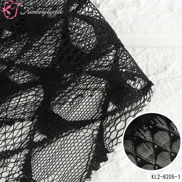Yeni Elastik Olmayan İçi Boş Örgü Kadın ve Elbiseler, Gelinlikler İçin Örgü Dantel Kumaş_voghion.com