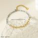 Hip-Hop Simple Style Commute Geometric 304 Stainless Steel 14K Gold Plated Bracelets In Bulk_voghion.com