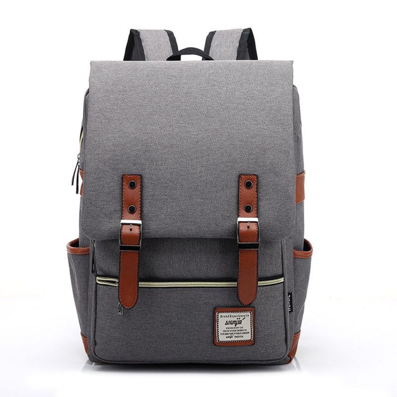 personalized Men's And Women's Outdoor Canvas Large Travel Fashion Backpacks_voghion.com