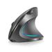 Ergonomic Wireless Mouse – 2.4G & Bluetooth Dual Mode, 6 Buttons, 2400DPI, 4-Way Scroll, Adjustable DPI (White/Pink/Black/Silver)_voghion.com
