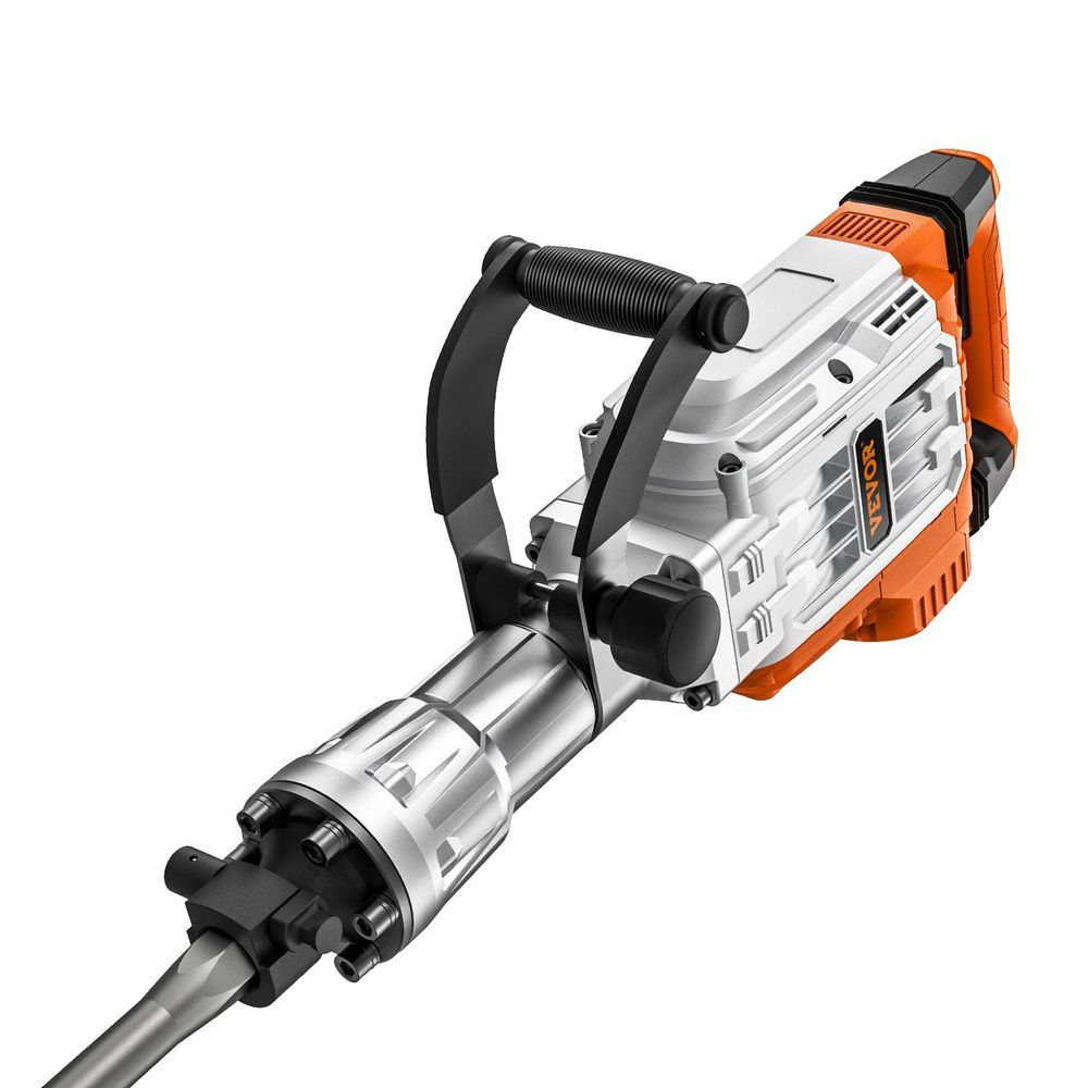 VEVOR Demolition Jack Hammer Concrete Breaker 3500W Electric Hammer 2 Chisel Bits_voghion.com
