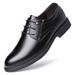Men's Casual Shoes With Hidden Heightening Design Special Small Size Fashionable All-Match Leather Shoes Rubber Sole_voghion.com