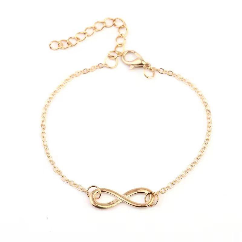 Creative simple fashion versatile temperament ladies set of accessories necklace bracelet two piece set_voghion.com