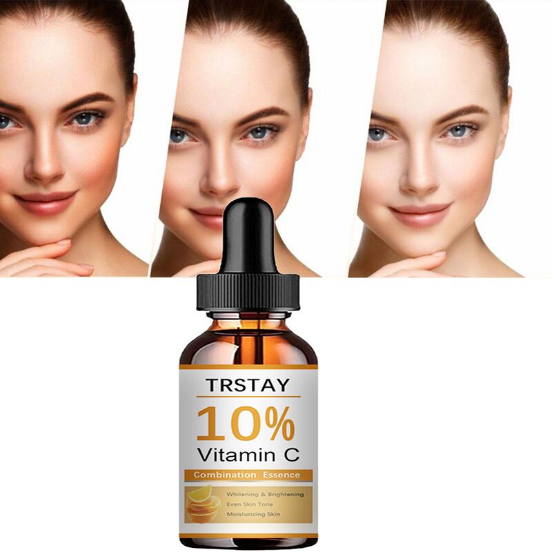 Vitamina C pentru ser facial de albire a feței, acid hialuronic, îndepărtarea petelor închise la culoare, produse coreene pentru îngrijirea pielii_voghion.com