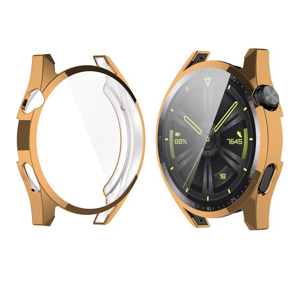 TPU-Hülle für Huawei Watch GT3 46 mm Band, Watch GT3 42 mm, weicher, rundum weicher Displayschutz, Stoßstangenhüllen für Huawei GT 3_voghion.com