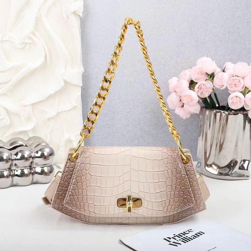 Damen Unterarm Kette High-End Licht Mode Trend All-Match Single Schulter Messenger Bag_voghion.com
