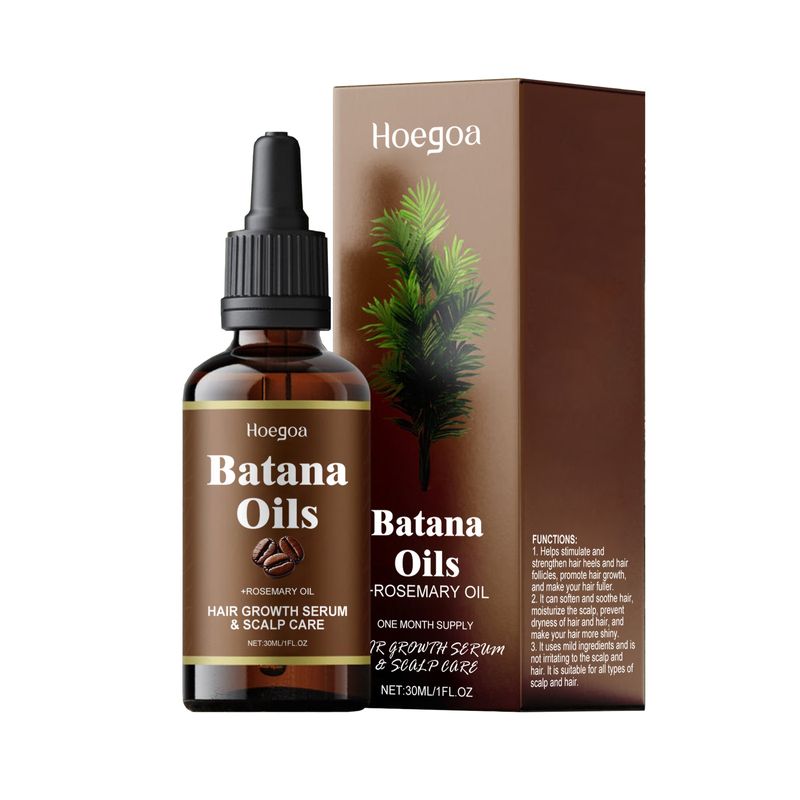 Batana Rosmarin Ätherisches Haarpflegeöl, Feuchtigkeitsspendendes Haar, Kopfhautmassage-Behandlung Haarpflegeöl_voghion.com