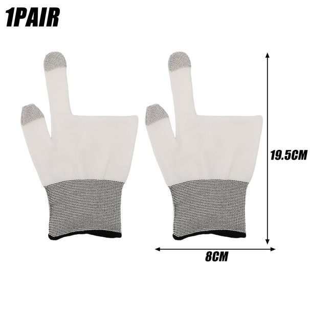 Manicotto elastico per pollice a 2 dita per guanti da gioco per cellulare e tablet, traspirante e anti-sudore, per touch screen._voghion.com