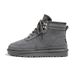 Herrenschuhe Herbst- und Winter-Schneestiefel Herren Warme, dicke Ein-Schritt-Baumwollschuhe Echtes Leder Outdoor Dickbesohlte Retro Casual Herrenstiefel_voghion.com