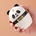 Automatic Pop-up Holder High Aesthetic Home Use Personalized Creative Cute Tube Barrel Jar Panda Toothpick Box_voghion.com