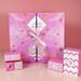 Christmas Advent Calendar Surprise Box – Foldable 24-Day Countdown Gift Box (Pink, Premium Cardboard)_voghion.com