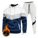 2024 Lente en herfst sporthoodie Heren driekleurige hoodie, sportkledingset, sweatshirt, broek_voghion.com