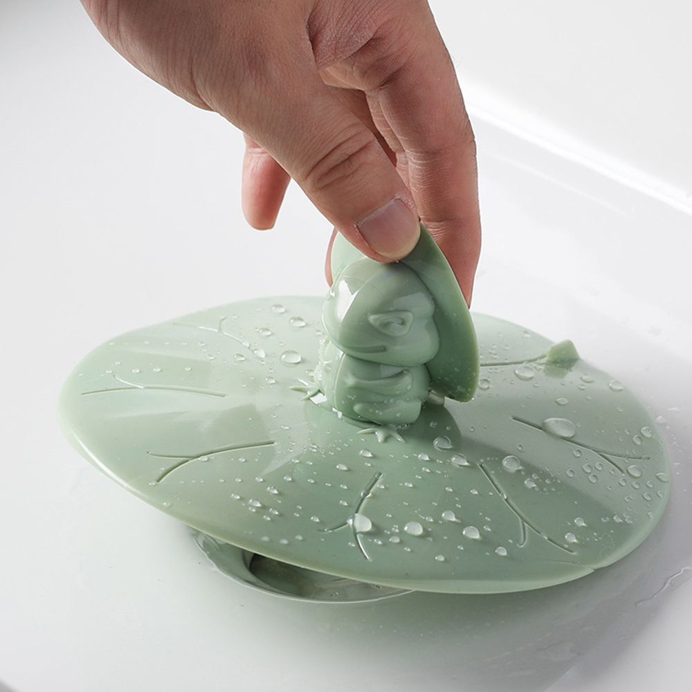 4er-Set lustige Frosch-Spülbecken-Abflussfilter, Bodenablaufsieb, Wasser- und Haarstopper, Badewannen- und Duschabdeckung, Küchen- und Badezimmer-Verstopfungsschutz_voghion.com