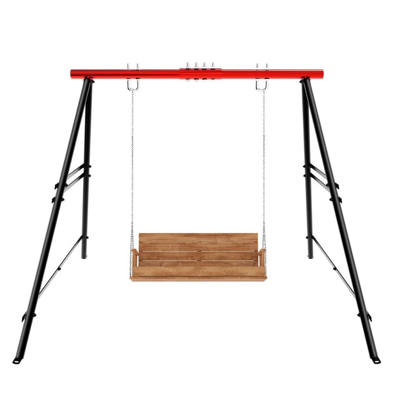 Swing Sets For Backyard, Outdoor Porch Swing Frame, Hammock Chair Stand Only, Max Load 550Lbs A-Frame Swing Stand, Swing Set For Patio, Playground,_voghion.com
