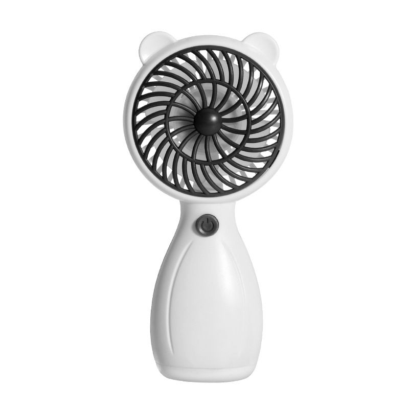 USB Rechargeable Handheld Small Fan Cartoon Cute Mini Compact Outdoor Portable With Lanyard_voghion.com