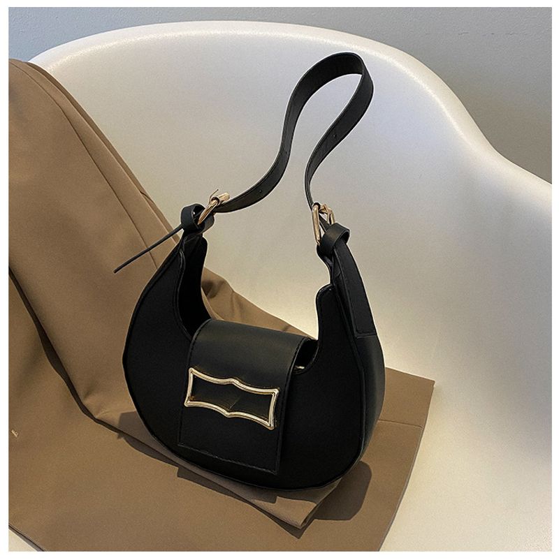 Sac à bandoulière rétro pour femmes, version sac à une épaule, nouvelle tendance d'été, sac à bandoulière à une épaule, sac en croissant pour femmes_voghion.com