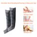 Luftkompressionsmassagegerät, Beinmassagesystem, erweitertes 6-Zimmer-Massagegerät zur Förderung der Durchblutung, Muskelentspannung, Home Office_voghion.com