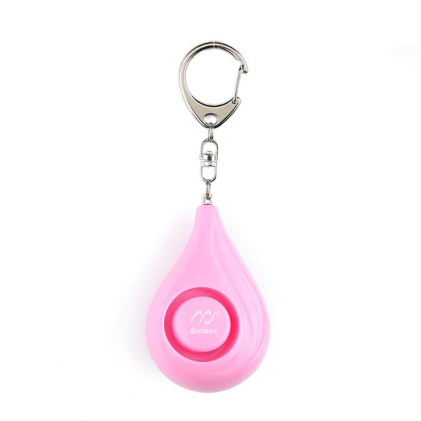 Allarme di sicurezza personale per donne - Sirena di emergenza da 120 dB con luce LED, design compatto da portachiavi per bambini, anziani e viaggi (rosa/bianco/blu)_voghion.com