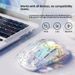 Digitex Digitex Forerunner Q8 Transparent Crystal Gaming Matte Wired Wireless Silent Six-Level Adjustment Mouse_voghion.com