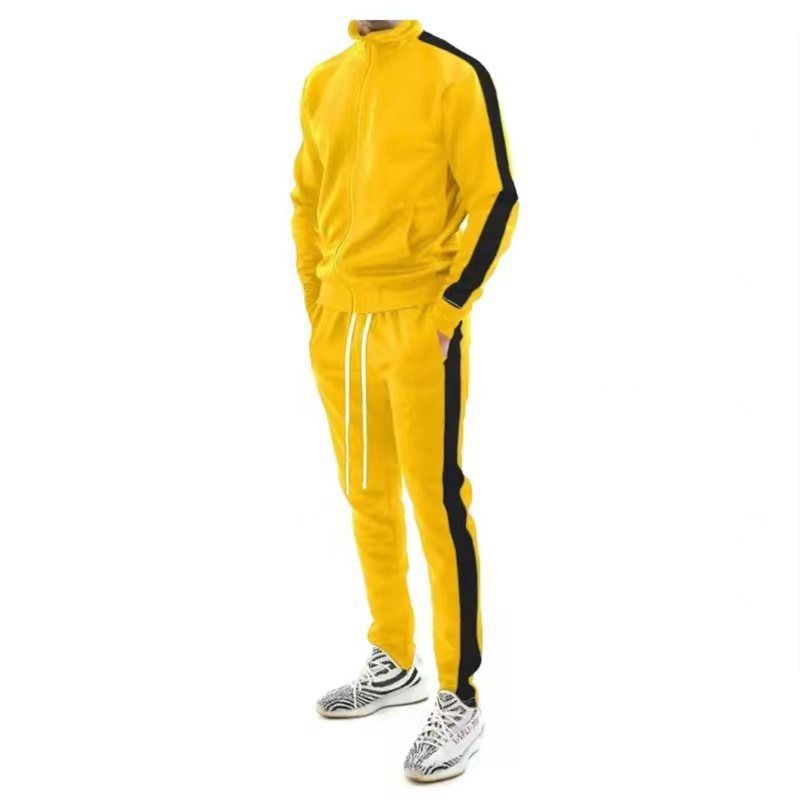 Herrenbekleidung Neue lässige Sportanzüge für junge Männer mit personalisierten Kapuzen-Trendsportanzügen_voghion.com