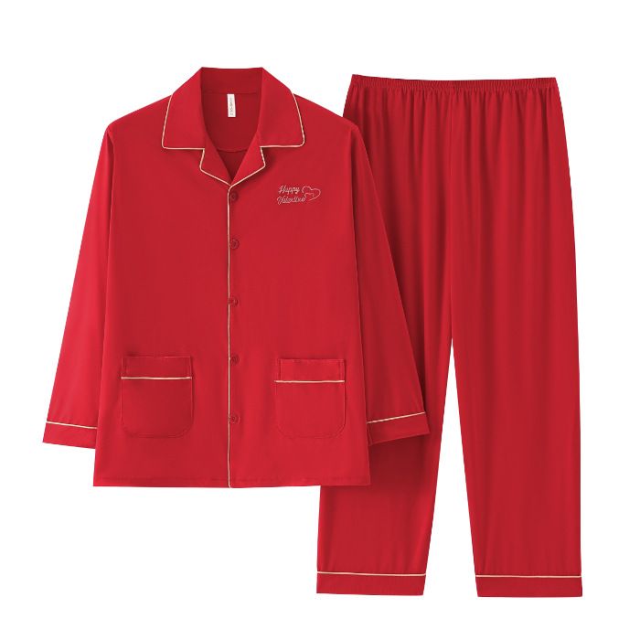 2024 Men's Pajamas Spring and Autumn New Collection Cardigan,  Pants, Clothes, Pulling Frame Made of  Cotton,_voghion.com
