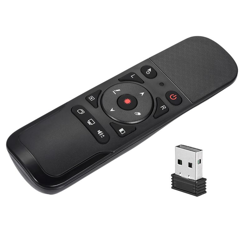 2.4G Wireless Air Mouse Laser Pointer 6 Gxes Gyroscope Presenter Remote Control for PPT Presentation_voghion.com