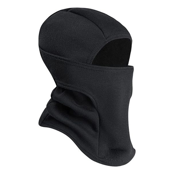Sports Face Masks Winter Plus Velvet Ski Mask Outdoor Cycling Warm Headgear Fleece Neck Windproof Cold Mask One Piece Hat_voghion.com