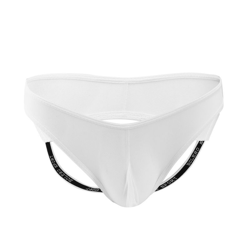 Beauty Sexy Double Thong Underwear, Transparent Sheer Thong, Men's Open Back Hip Lift Sports Underwear_voghion.com