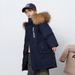 Boys' Winter Puffer Jacket With Hood - Lightweight Warm Down Coat For Kids, Water-Resistant Outerwear, Loose Fit, Zipper Closure, Multiple Colors_voghion.com