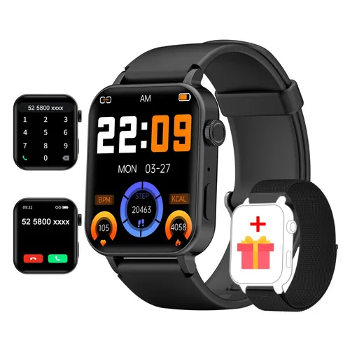 Blackview W10 Smart Watch for Women Απάντηση/Πραγματοποίηση κλήσης, Αριθμομηχανή, καρδιακός ρυθμός, οξυγόνο αίματος, μόνιτορ ύπνου, μετρητής βημάτων θερμίδων, για iOS Android_voghion.com