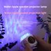 【High Quality】 Speaker Water Ripple Music Rhythm Projection Lamp Bedroom Bedside Dynamic Rotating Atmosphere Night Light Bluetooth 5.3_voghion.com