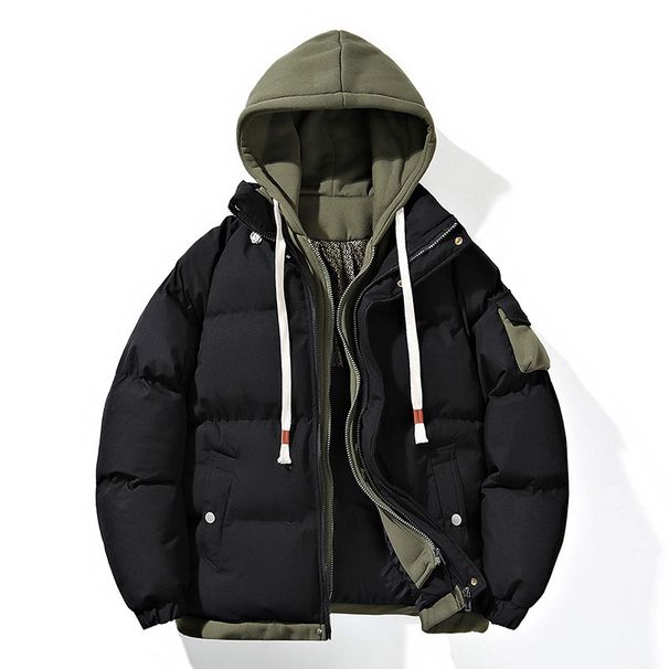 "Men's Two-in-One Hooded Puffer Jacket – Winter-Ready With Graphene-Enhanced Warmth For Casual & Streetwear"_voghion.com
