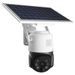 Bezprzewodowa kamera bezpieczeństwa zasilana energią słoneczną - panoramiczny widok 360° z detekcją ruchu AI (brak martwych punktów, noktowizor, mobilny zdalny podgląd, IP66, odporność na warunki atmosferyczne)_voghion.com