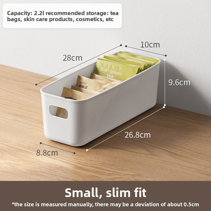 Cestino portaoggetti angolare in plastica per bagno, cucina, scrivania, contenitore per cosmetici_voghion.com