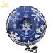 Li Cheng Inflatable Fabric Ski Ring Blue Snowflake Thickened PVC Snow Toy Outdoor Snowboard Slide_voghion.com