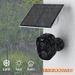 2 Sets kabellose Solarzellen-Sicherheitskameras für den Außenbereich, 3 MP Nachtsicht mit Scheinwerfer, kabellose Batterie-Solarenergie, Körpererkennung, mit Solarscheibe_voghion.com
