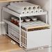 Double-layer Pull-out Basket Drawer-type Sink Multi-functional Cabinet Interior Miscellaneous Storage Rack_voghion.com