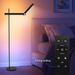 Lampada da terra pieghevole Fantasy Color RGBW Bluetooth Lampada da terra luminosa bifacciale con rotazione e regolazione dell'altezza_voghion.com