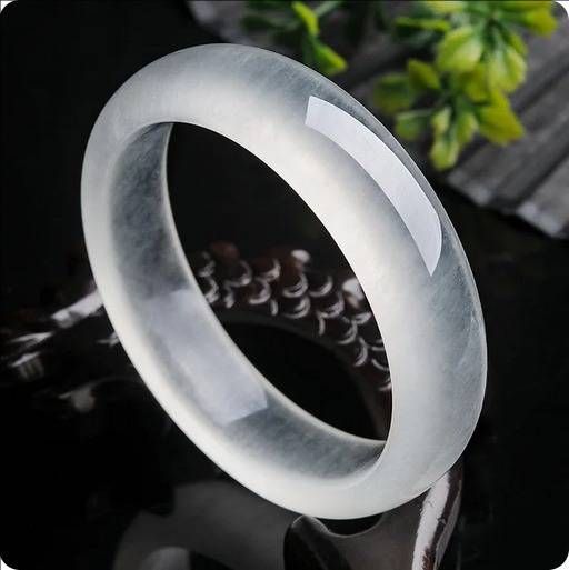 Weißes handgeschnitztes Armband aus natürlichem Jade mit breiten Streifen, Mode-Boutique-Schmuck, Armreifen für Herren und Damen, Zubehör, Handring_voghion.com