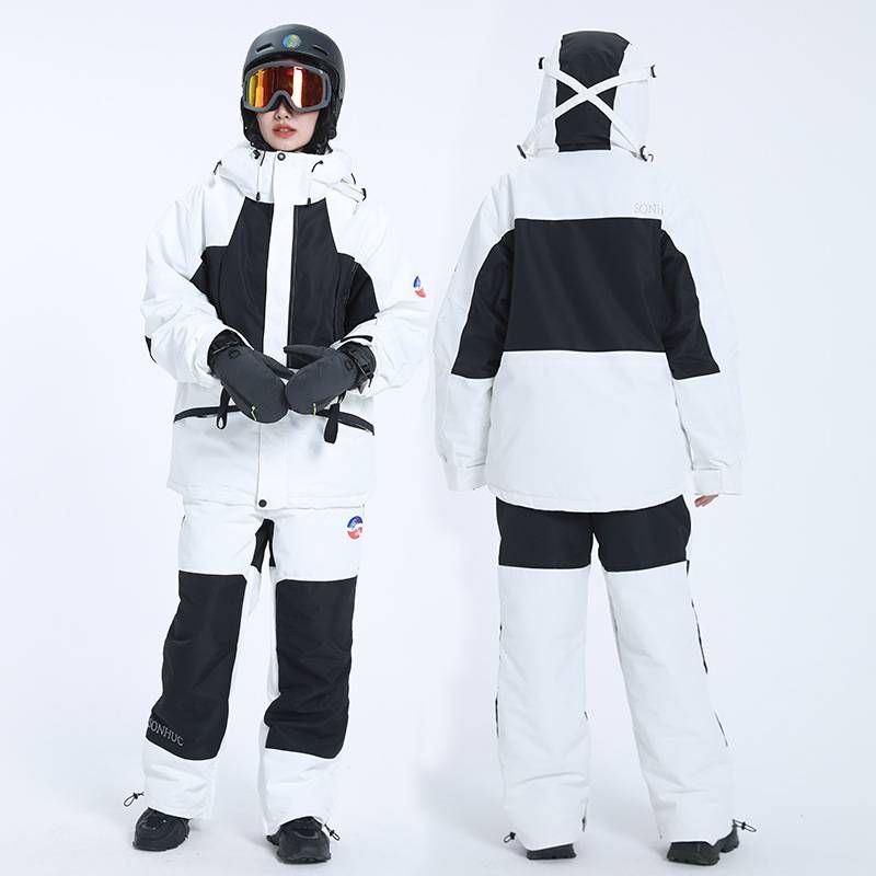 Women's men's professional snowboard snowsuit double board warm and thick windproond waterproof outdoor skiing equipment_voghion.com