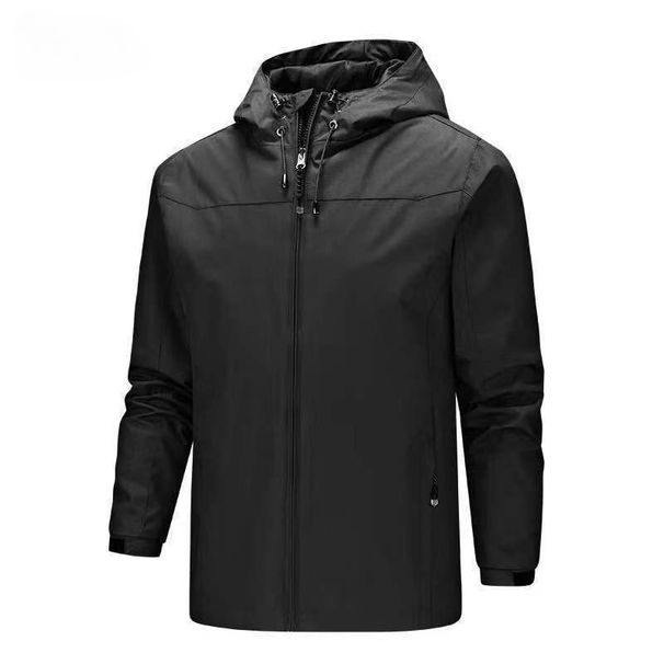 Veste coupe-vent unisexe à capuche – Manteau d'extérieur léger et imperméable pour la randonnée, le cyclisme et les voyages (imperméabilité 1000 mm, tailles S à 5XL)_voghion.com
