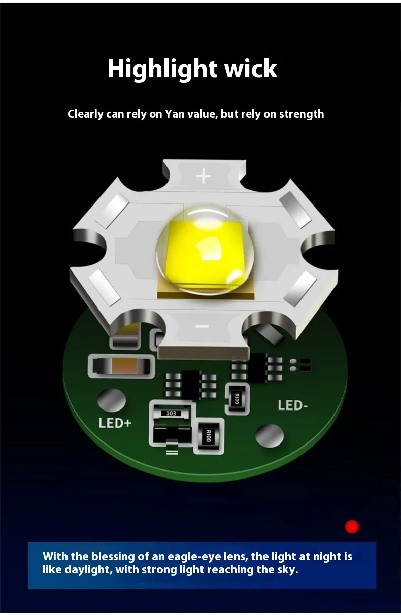 Lukturis, spēcīga USB uzlāde, āra spilgta, liela darbības rādiusa, sadzīves avārijas gaisma, ūdensizturīgs, mini, students_voghion.com