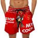 Men's beach shorts fun 3D funny printed swimming pants banana pattern casual shorts_voghion.com