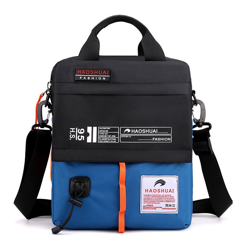 Nouveau sac à bandoulière simple pour hommes sac à main décontracté pour hommes porte-documents en toile sac d'extérieur étanche_voghion.com