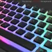 New Pudding PBT Keycaps 129 Keys Double Shot Translucent 60% 80% 100% Layout OEM Profile For RGB Mechanical Gaming_voghion.com