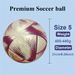 Profesjonalna piłka nożna klasy nr 5, miękki materiał PU, nadaje się do treningów i zawodów - zmniejsza opory toczenia_voghion.com