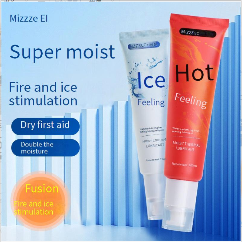 Sex Products MizzZee Moisturizing Ice/Hot Lubricant 100ML Sex Toys Double Moisturizing Dryness Relief _voghion.com