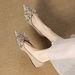 Cameido Women's Casual Shoes - Beige Pointed Toe With 1CM Drop Glue Sole_voghion.com