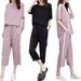 Audday Plus Size Women's Summer New Korean Style Two-Piece Set Loose Casual Wide-Leg Pants Suit For Women_voghion.com