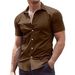 Herrenbekleidung Hemd Kurzarm Casual Button Down Strandhemd_voghion.com